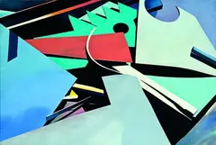 Emblem by Graham Snowden, oil on canvas, offered Aug 2011