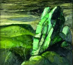 The Quarry by Garth Tapper, oil on board, offered Aug 2011