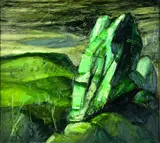 Garth Tapper, The Quarry, oil on board