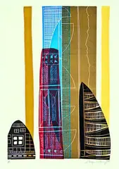 Sheyne Tuffery, Untitled, monoprint