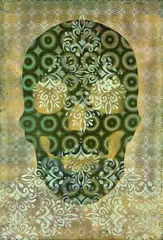 Cancel My Subscription to the Resurrection I by Richard Boyd-Dunlop, mixed media on fabric, sold Aug 2011