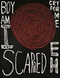 Peter Robinson, Boy am I Scarred, Eh, acrylic and oilstick on hessian