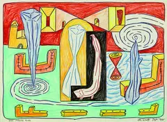 Gavin Chilcott, Boy Meets Girl, pastel on paper