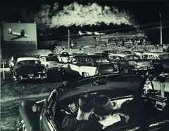 O. Winston Link, Hot Shot Eastbound, lager, West Virginia, gelatin silver print, image taken 1956 but probably printed mid 1980s