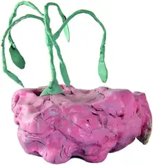 Dan Arps, Small Pink Putty Sculpture, putty and acrylic