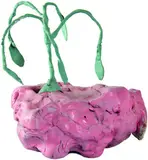 Dan Arps, Small Pink Putty Sculpture, putty and acrylic
