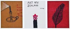 Richard Lewer, I Don't Want To Be Alone together with Art New Zealand Cover together with Untitled, oil pastel on sandpaper