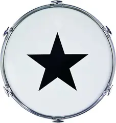 Julian Dashper, Untitled (1996), vinyl, drumskin, drumhead