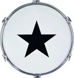 Julian Dashper, Untitled (1996), vinyl, drumskin, drumhead