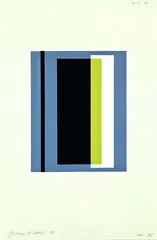 Var IV by Gordon Walters, acrylic on paper, offered Apr 2011
