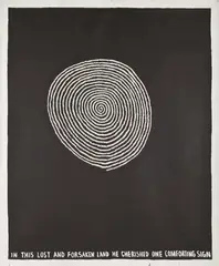 Peter Robinson, In This Lost and Forsaken Land, acrylic and oilstick on canvas