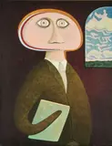 Michael Illingworth, Portrait of a Man of Consequence, oil on canvas