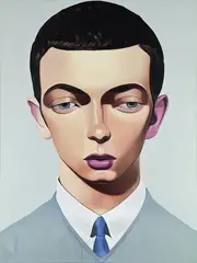Peter Stichbury, Walter Whitlow, acrylic on linen
