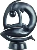 Paul Dibble, Curled Figure, cast bronze, 3/3