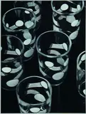 Peter Peryer, Tumblers, gelatin silver print (1984)