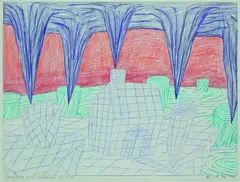 Landscape with Variable Climate by Gavin Chilcott, pastel on paper, sold Mar 2011