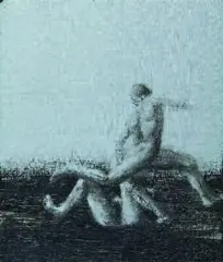Wellesley Binding, Drive - By, acrylic on board