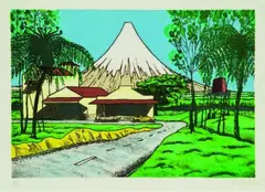 George Baloghy, Taranaki, lithograph, 4/45