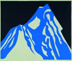 Phantom's Peak by Michael Smither, screenprint, sold Mar 2011