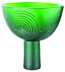Spiral Pod by Ann Robinson, cast glass, offered Mar 2011