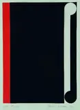 Gordon Walters, Kahu, screenprint, 3/75
