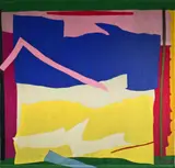 Gretchen Albrecht, Building Tools No. 1, collaged felt banner