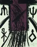 Ralph Hotere, El Toro, lithograph, 23/25