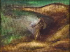 David Sarich, Exodus of the Heart, oil on canvasboard