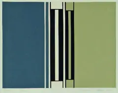 Then by Gordon Walters, silkscreen print, 26/125, offered Mar 2011
