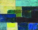 Helen Stewart, Raoul Island, oil on board