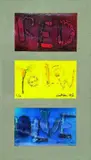 Paul Hartigan, Red, Yellow, Blue, screenprints, triptych, 7/10