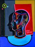 Bill Reed, Star Gazer, oil on board