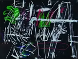 John Reynolds, Untitled, oil pastel on paper