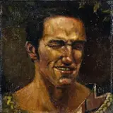 Zarahn Southon, Self Portrait as Cynic, oil on canvas