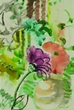 Olivia Spencer Bower, Untitled - Garden Scene, watercolour