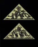 Dugald Page, Empyrean I and II, linocuts, diptych