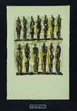 Henry Moore, Untitled - Thirteen Forms, lithograph