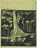Fred Williams, Landscape with Steep Road