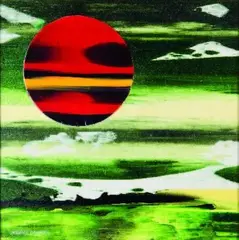 Maurice Brookes, Planet No. 3, oil on board
