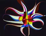 Donald James Ramage, Star Form on Brown, serigraph, 12/50
