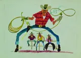 Nobby Clark, Five Assorted Illustrative Watercolours, watercolour