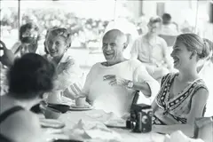 Brian Brake, The Bullfight - Pablo Picasso and Jean Cocteau at a Bullfight in Vallauris, South of France, Summer 1955, a complete portfolio of twenty gelatin silver prints with artists original cover sheet