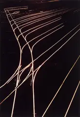 Railway Tracks by Brian Brake, chromogenic colour print, sold Dec 2010