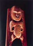 Brian Brake, Carved Gateway, Pukeroa Village, Rotorua, c. 1850.