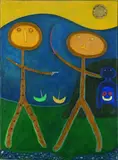 Untitled by Michael Illingworth, oil on canvas, sold Nov 2010