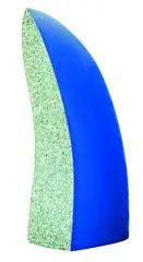 Chris Charteris, Blue Granite, acrylic and carved granite, 2004