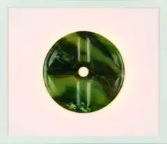 Chris Charteris, Whakaporo II, pounamu and lightbox