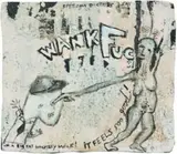 James Robinson, Freedom Dictates I Say, mixed media on canvas fragment
