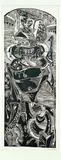 Philip Clairmont, Sink, linocut, 2/17
