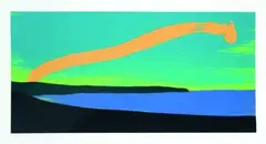 Coastal View by Michael Smither, screenprint, 28/30, sold Sep 2010